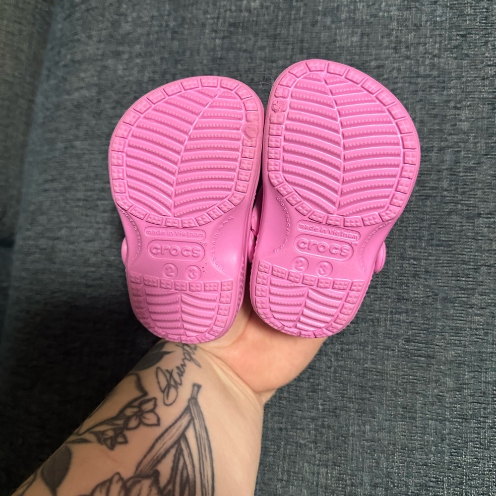 Crocs Kids Pink Sandals
